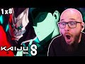 Kafka vs hoshina  kaiju no 8 episode 8 reaction