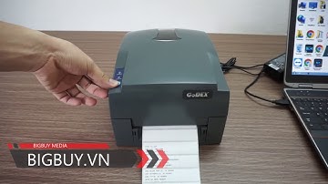 Sữa lỗi đèn đỏ, canh lại khổ giấy máy in mã vạch GODEX G500