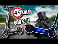 Isinwheel gt2  test dune trottinette lectrique qui monte  45 kmh  600 