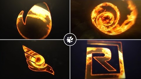 After Effects Template: Fire Vortex Logo