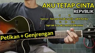 Download Lagu (Chord) Aku Tetap Cinta - Repvblik | Versi Petikan dan Genjrengan Mudah Pemula MP3
