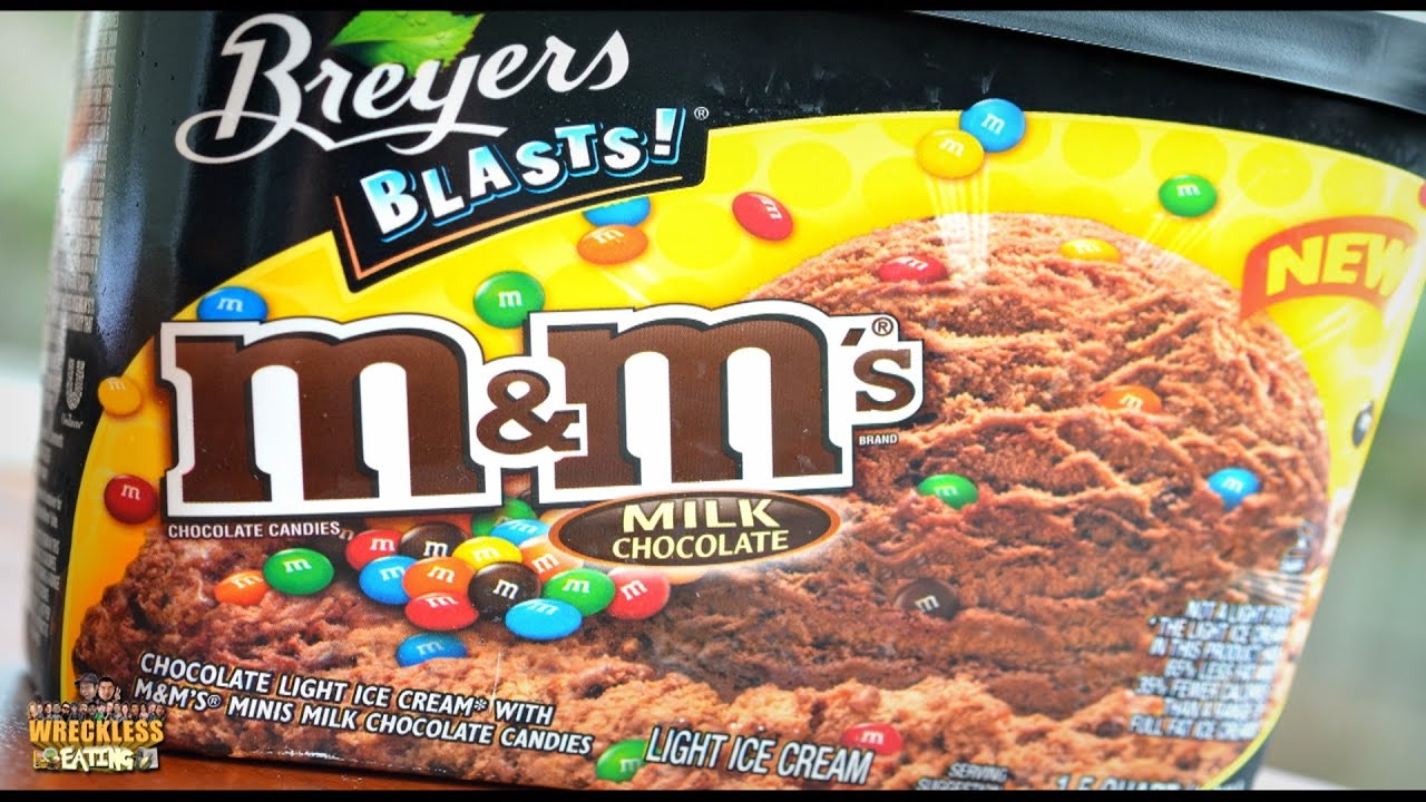 Ice Creamed My Pants Breyer's Blast M&M's Chocolate Ice Cream YouTube