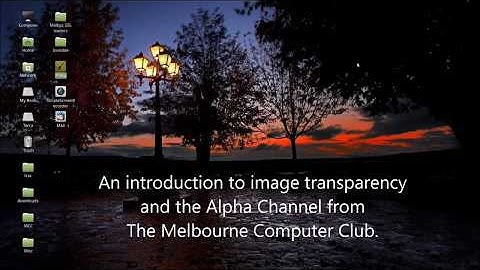 Image transparency & the Alpha Channel.