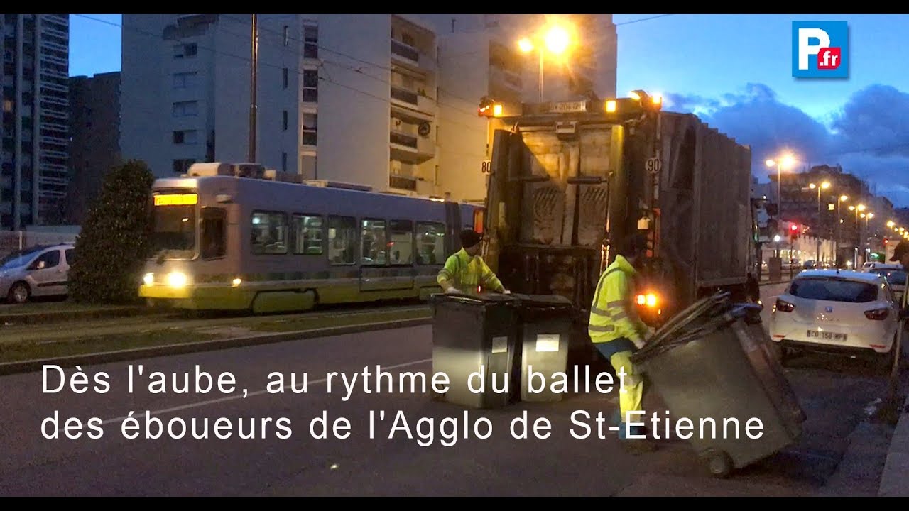 Eboueurs 04 04 2018 St Etienne Le Progrès Jérôme Abou