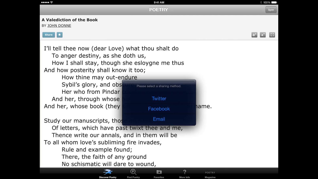 Poetry Foundation APP