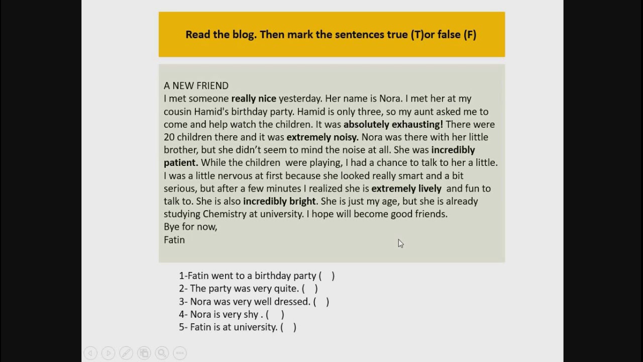 الصف الأول الثانوي انجليزي الفصل الثاني الدرس الأول