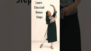 Learn 4 Classical Dance Steps || Kathak For Beginners || Easy To Learn ||#tutorial #kathak #shorts