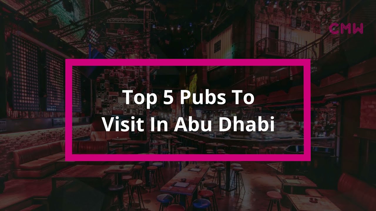 🆕Best Restaurants With Bars In Abu Dhabi
