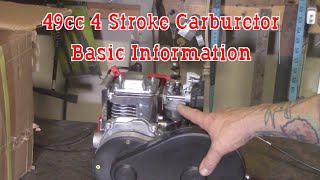 4 Stroke 49cc Carburetor Basics Introduction & Overview - What Are 2 Hoses For?