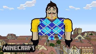 GIGANTYCZNY SĄSIAD ATAKUJE !  MINECRAFT