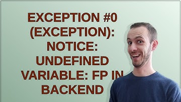 Magento: Exception #0 (Exception): Notice: Undefined variable: fp in Backend