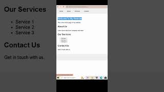 Create Basic Website Template In 2 Minutes using ChatGpt #shorts #youtubeshorts