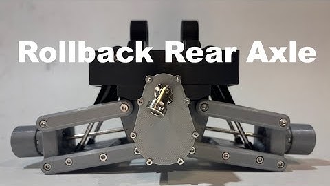 Rex - Rollback Rear Axle Assembly Video