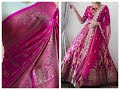 Converting Banarasi Saree to Beautiful Lehenga now simple &amp; easy