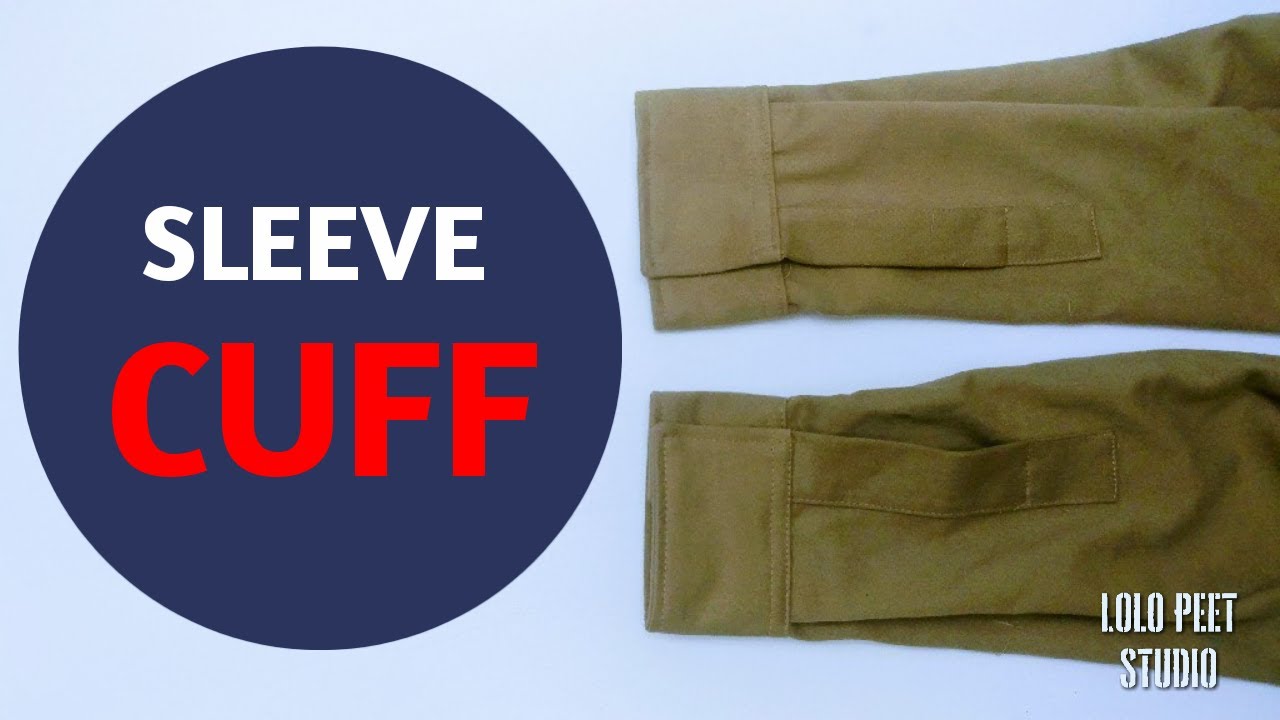 How to Sew Sleeve Cuff on Jacket _ Beginner's Guide YouTube