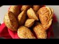 Turkish Sesame Buns (Susamlı balon pişi)