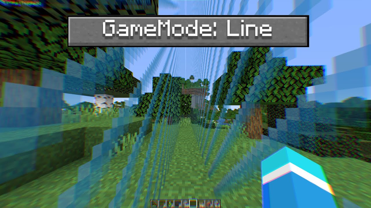 Minecraft, But It's a Straight Line...