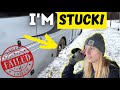 I Got Our Super C RV Stuck! (Learning Experience Gone Wrong)