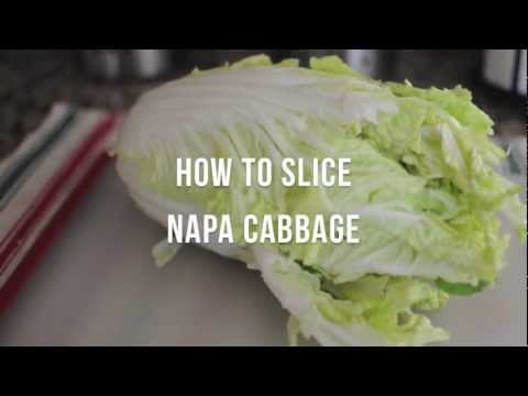 Slicing Napa Cabbage | @cooksmarts