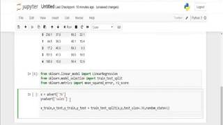 Linear Regression using Scikit-Learn in Python