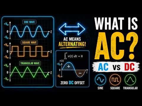 Is AC Always a Sine Wave? What is Alternating Current? | AC vs DC | Basic Electrical | A2E2