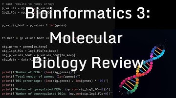 Intro to Bioinformatics 3: Molecular Biology Review