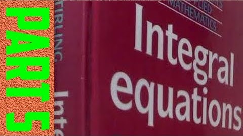 Integral equations part 5 , continued of part 4,initial value problem,volterra integral equations