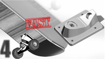 4F- Project 2| Skateboard | SolidWorks  Fast 3D modeling Tutorial:  Wheels Plate