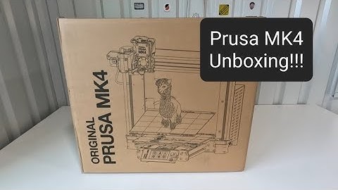 Prusa MK4 is here! Unboxing, Setting Up, and First Print!