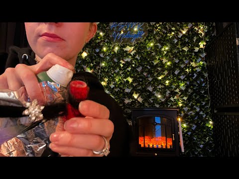 ASMR Doing Your Hair | brushing, combing, curling, accessory sounds, soft spoken
