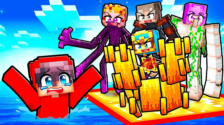 Locked on ONE LUCKY BLOCK RAFT But We’re Mutant Mobs!