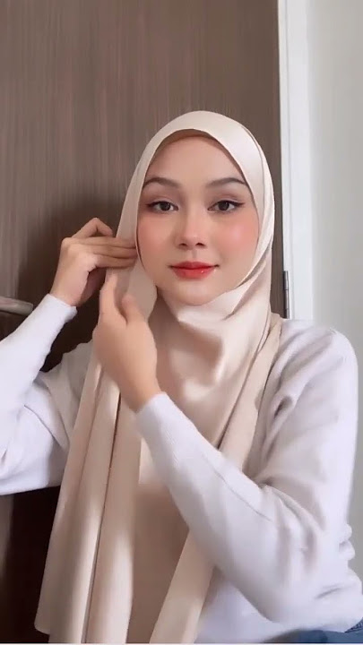 Tutorial shawl ke pejabat #shorts