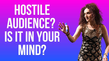 How to handle a hostile audience member when you