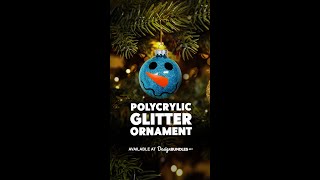 DIY Glitter Ornaments with Polycrylic