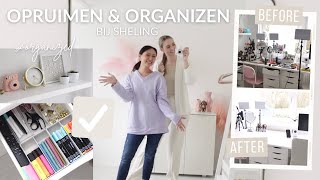 ROOM MAKE-OVER BIJ @shelingcynthia | Opruimen & organizen | Kantoor + beautykamer | Julia Verbij