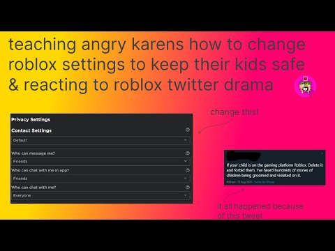Teaching Angry Karens How To Change Roblox Settings To Keep Their Kids Safe Reacting To Roblox Youtube - hate roblox roblox twitter