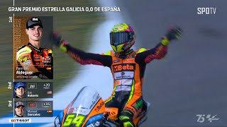 [MotoGP™] Spanish GP - Moto2 LAST LAP & Interview & Podium