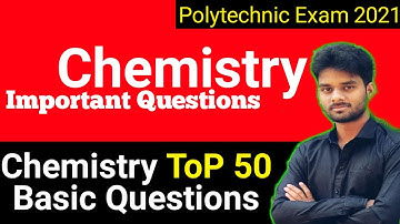 Bihar Polytechnic chemistry Important Question 2021|Jharkhand Polytechnic  important Question 2021|
