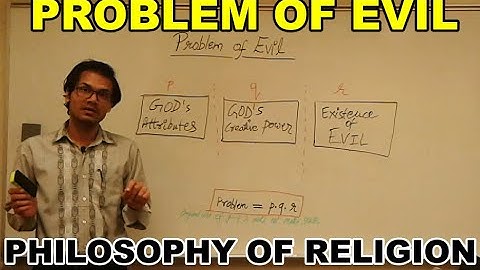 Problem Of Evil In Philosophy Of Religion | Proof For The Existence Of God | UPSC | IGNOU | NEET