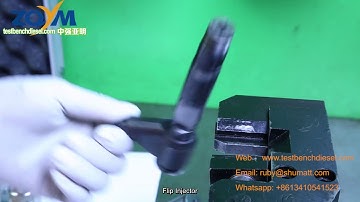 How to Disassembly Denso Fuel Injector-ZQYM diesel system common rail test bench manufacturer