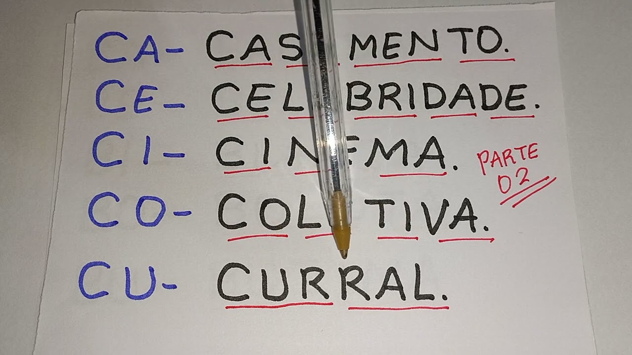 AULÃO COMPLETO ENSINANDO LER E ESCREVER LETRAS, SÍLABAS E PALAVRAS COMPLEXAS E SIMPLES 