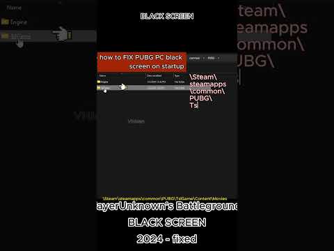how to FIX PUBG Battlegrounds black screen on startup - 2024