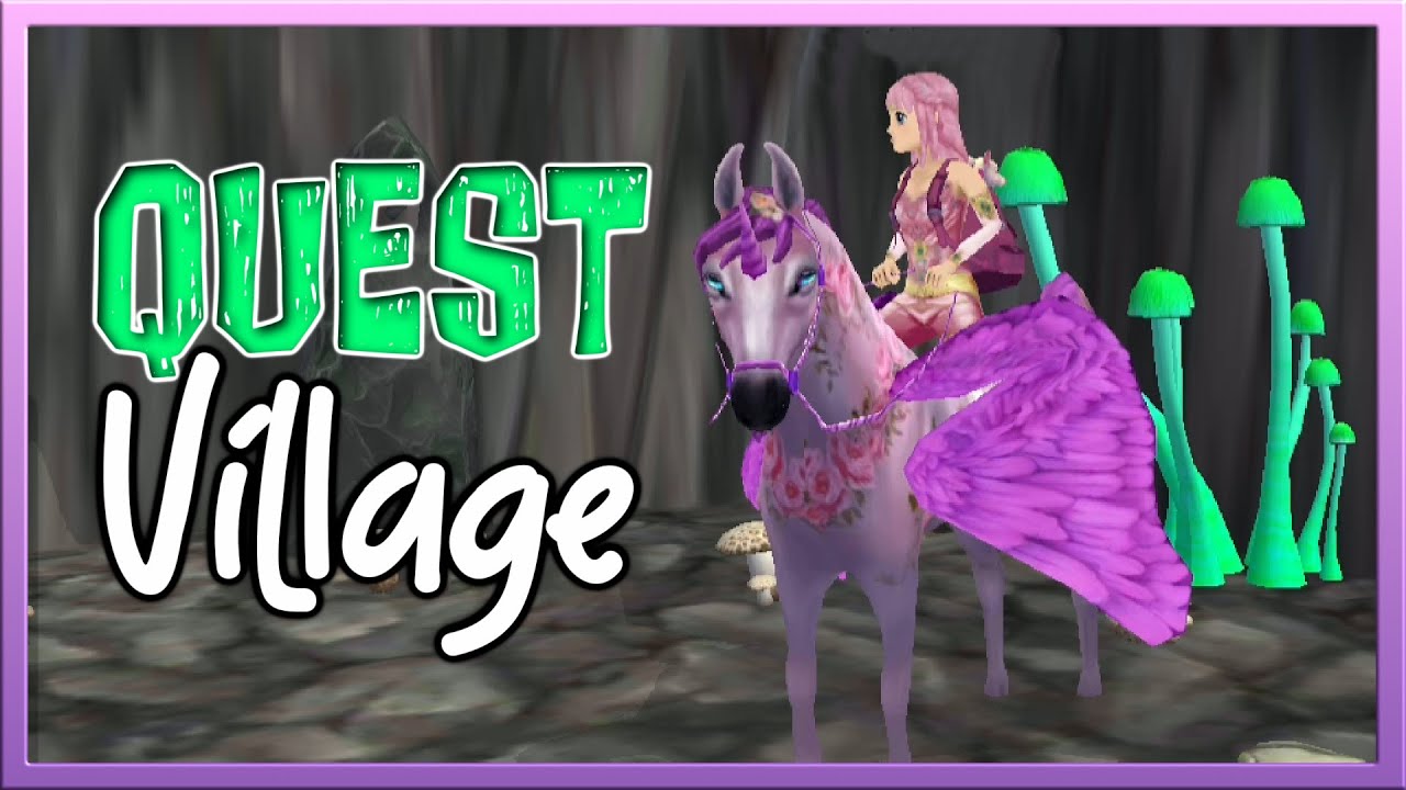 Mein FANTASY PFERD 🦄 & ich 🙋🏻‍♀️ helfen den VILLAGERN in QUEST VILLAGE ✅ Horse Riding Tales
