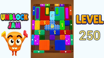 Unblock Jam Level 250 Walkthrough Solution