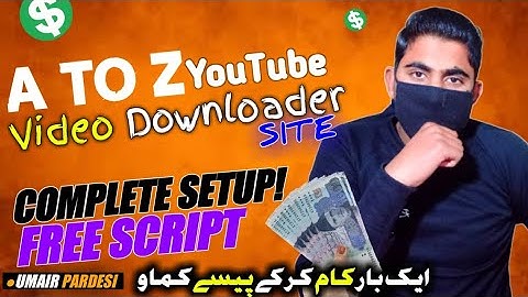 Create YouTube Video Downloader Tool in Blogger | Free Tool Script for Blogger | Umair Pardesi