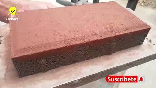 How to Make Concrete Bricks or Pavers for a Sidewalk or Patio | Manual Paver Machine