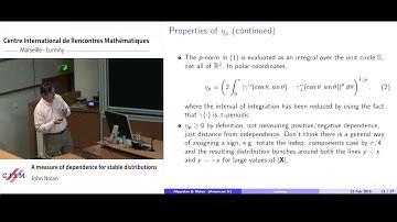 John Nolan: A measure of dependence for stable distributions