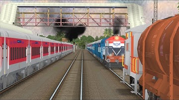 20503 Dibrugarh - New Delhi Rajdhani Express PART 3 || MSTS || || OPEN RAILS ||