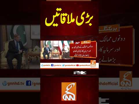 بڑی ملا قاتیں  #breakingnews #gnnnewslive #gnn #latest #breaking