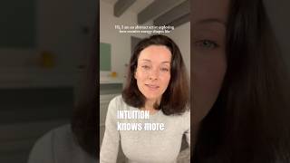 Intuition knows more #artisttalk
